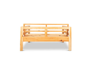 Classic outdoor two seater cedarwood frame