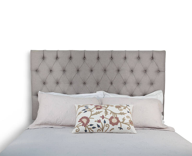 Deep Buttoned Headboard (Linen) Pascal Furniture