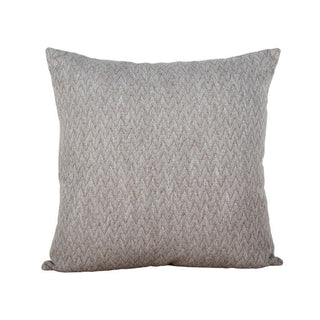 Scatter cushion with silver herring bone print