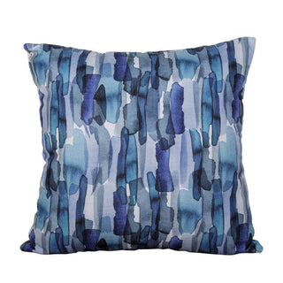 Scatter cushion with blue Monet watercolour print