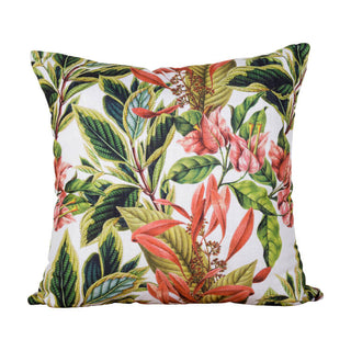 Scatter cushion with pink floral pattern