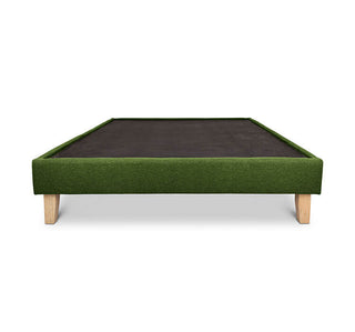 Avocado linen Alexis bed base from Pascal Furniture