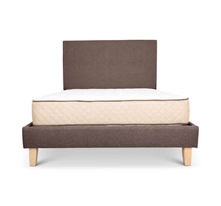 Alexis Bed Base + Plain Headboard (Linen)