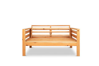 Classic outdoor two seater cedarwood frame